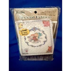 1999 Bucilla Special Edition Sweet Dreams Quilt Top Cross Stitch #64874